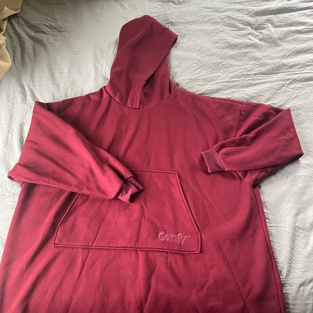 The Comfy Burgundy Oversized Hoodie